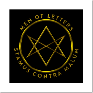 Men of Letters - Stamus Contra Malum Seal Posters and Art